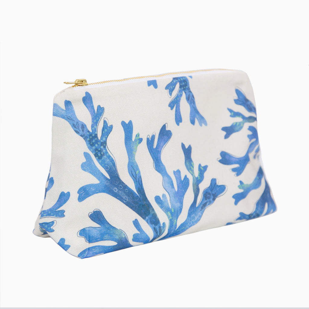 Cosmetic Bag-SG01WB - Seaweed Seagrass Cosmetic Bag-Whistlefish
