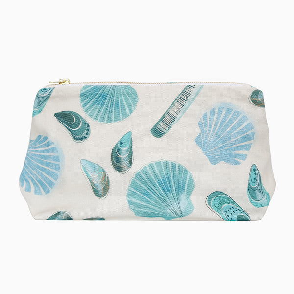Cosmetic Bag-SG02WB - Shells Seagrass Cosmetic Bag-Whistlefish