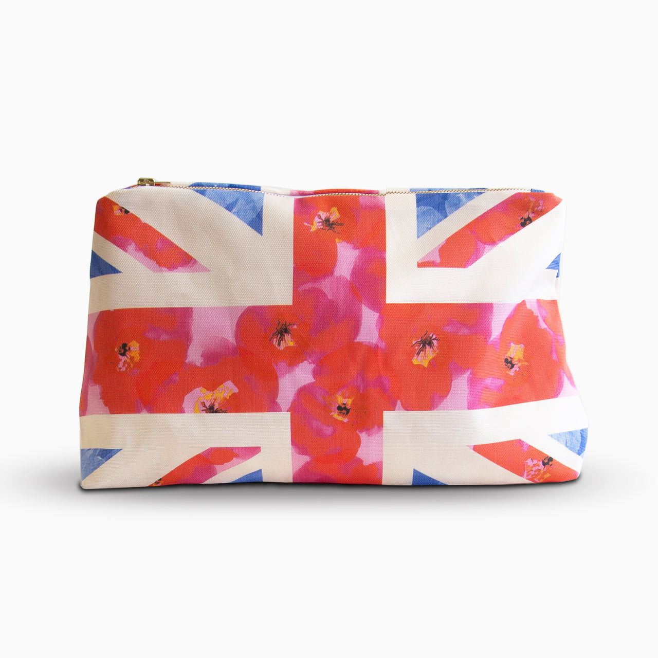 Cosmetic Bag-UJ01WB - Navy Poppy Union Jack Large Wash Bag-Whistlefish