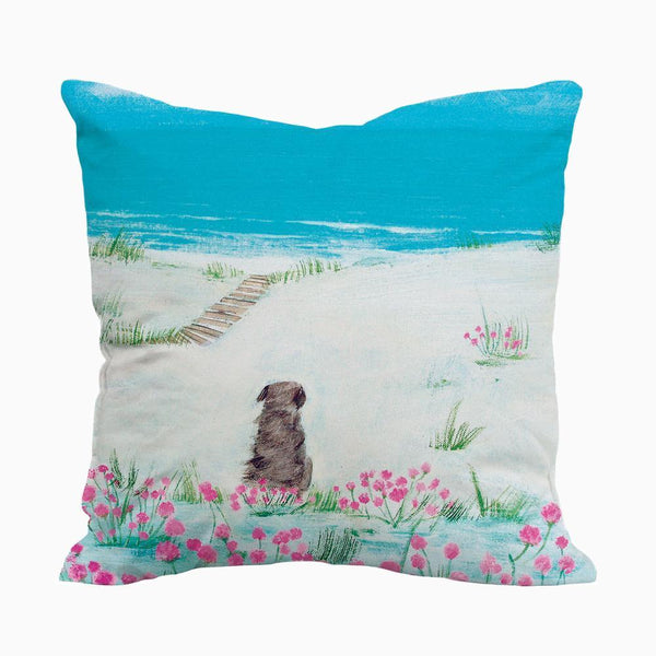 Cushion-WCU22 - Sea Pinks Coastal Cushion-Hannah Cole
