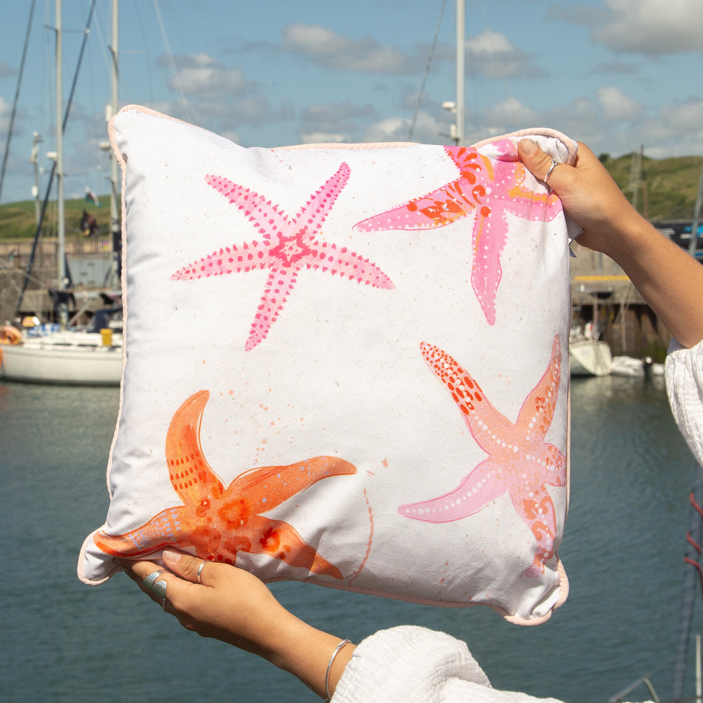 Cushion-WCU33 - Seagrass Starfish Cushion-Whistlefish