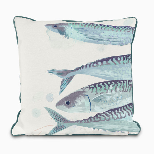 Cushion-WCU37 - Seagrass Mackerel Cushion-Whistlefish