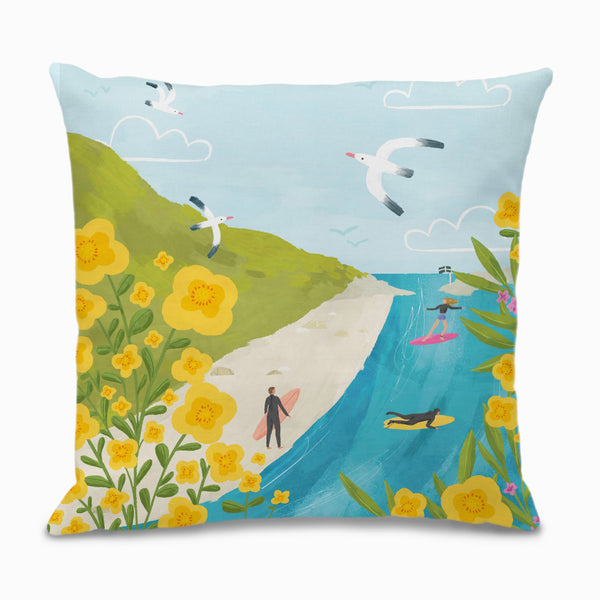 Cushion-WCU40 - Cornish Coastal Surfers Cushion-Whistlefish