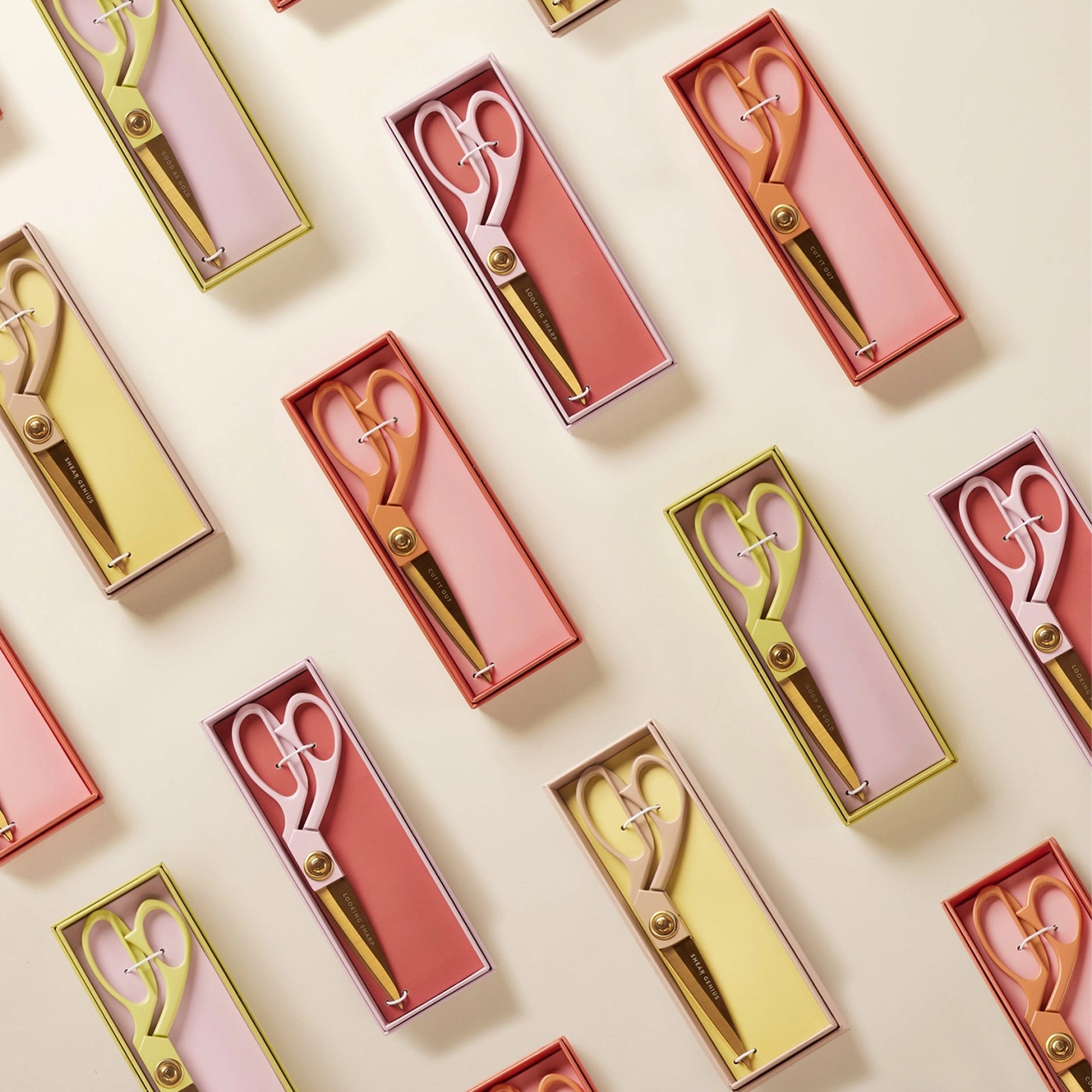 Scissors-DSCB-1007EU - Boxed Scissors Poppy-Designworks Collective