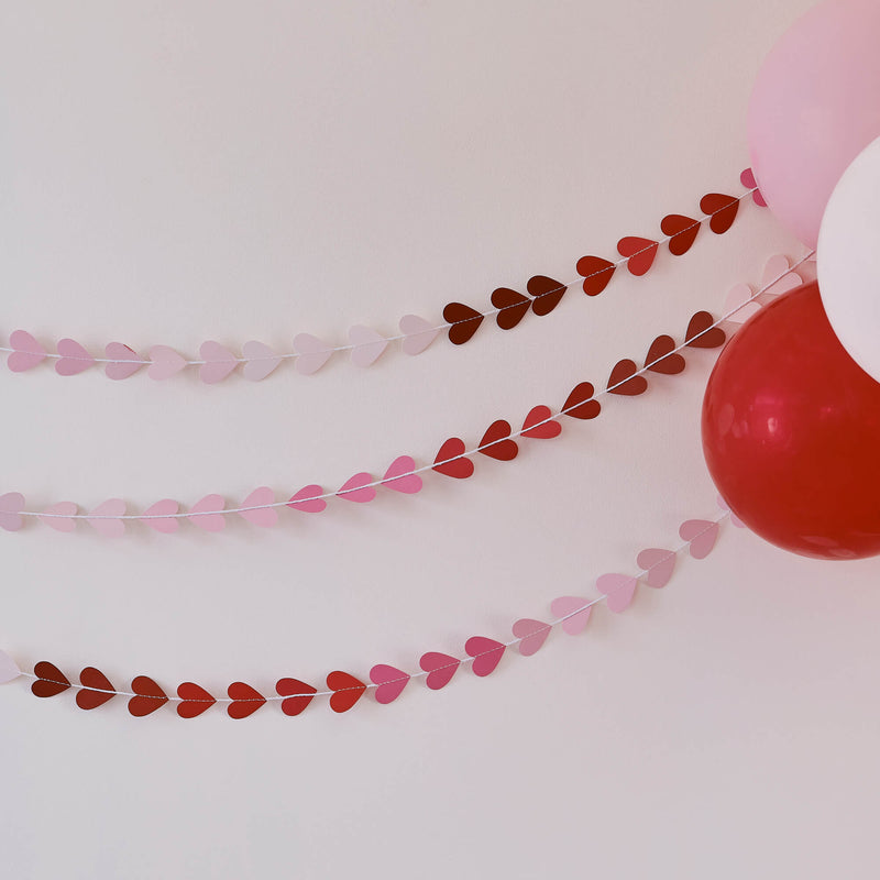 Decoration-BM-107 - Ombre Heart Garland Decoration-Whistlefish