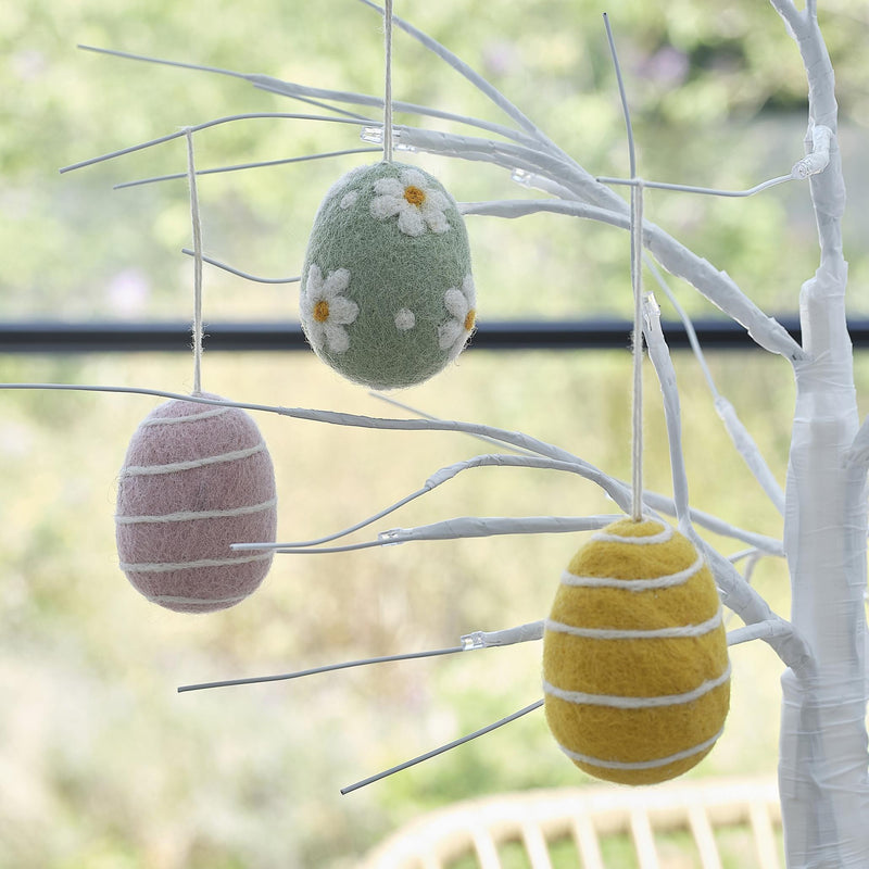 Decoration-BN-122 - Felt Easter Egg Tree Decorations-Ginger Ray