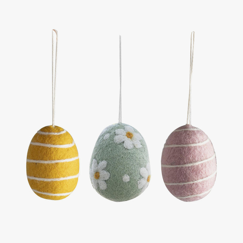 Decoration-BN-122 - Felt Easter Egg Tree Decorations-Ginger Ray