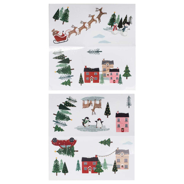 Decoration - MLC-116 - Christmas Scenes Window Stickers - Christmas Scenes Window Stickers - Whistlefish