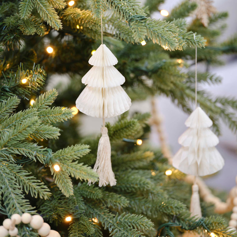 Decoration - NN-142 - Honeycomb & Tassels Christmas Decoration - Honeycomb & Tassels Christmas Decoration - Whistlefish