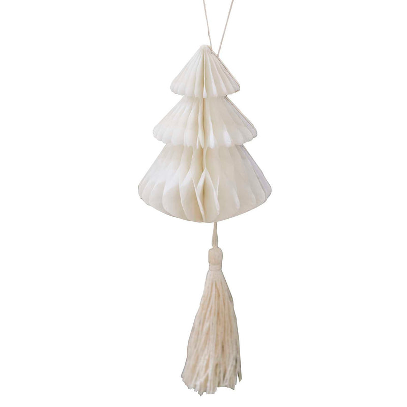 Decoration - NN-142 - Honeycomb & Tassels Christmas Decoration - Honeycomb & Tassels Christmas Decoration - Whistlefish