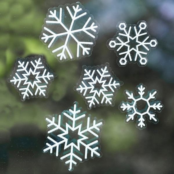 Decoration-RC-810 - Christmas Snowflake Window Stickers-Whistlefish
