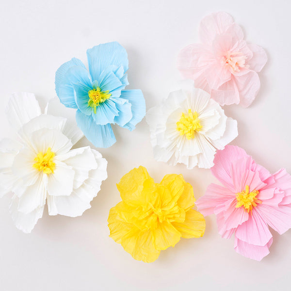 Decorations-SP-623 - Tissue Paper Flowers-Whistlefish