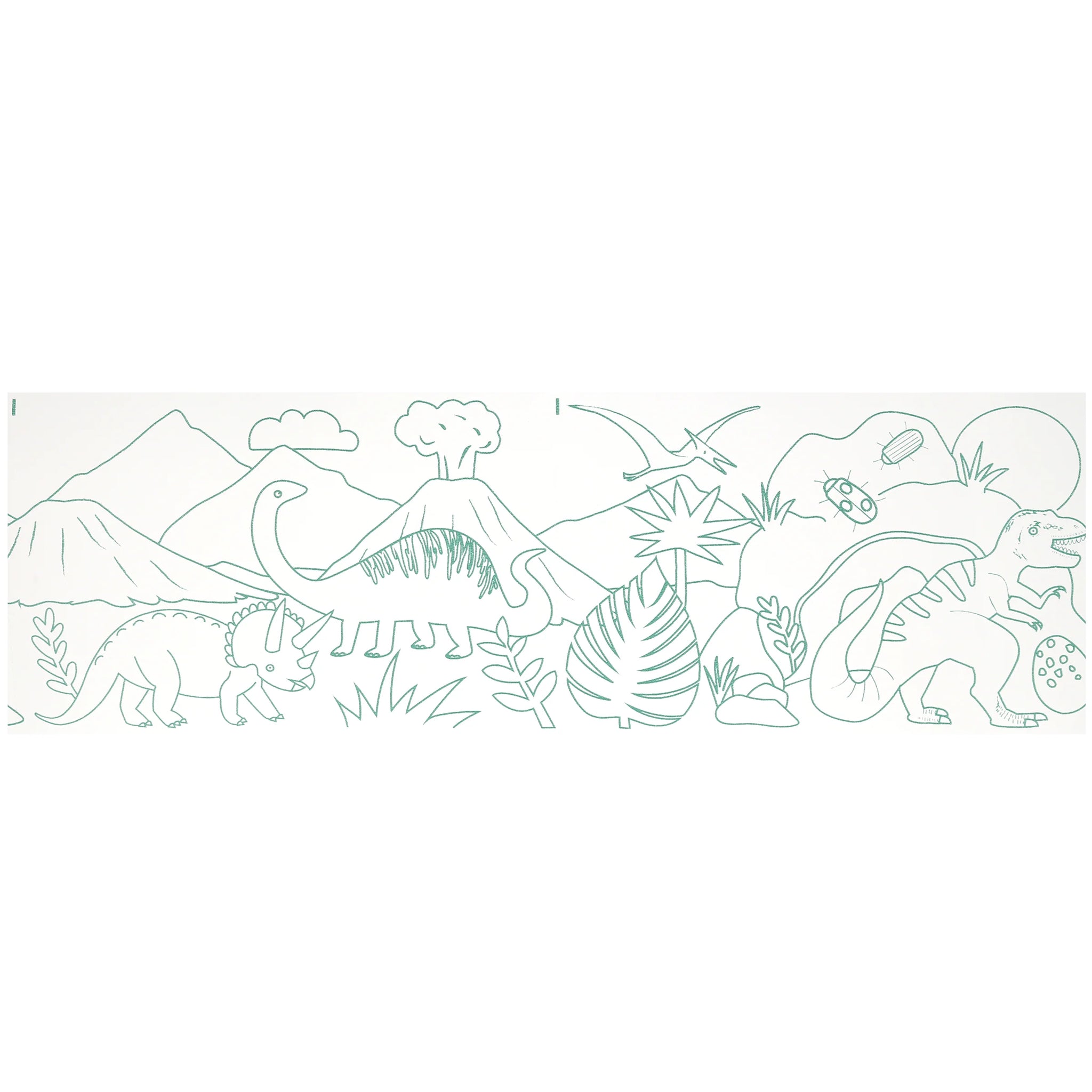 Colouring Roll-286629 - Dinosaur Colouring Roll-Meri Meri