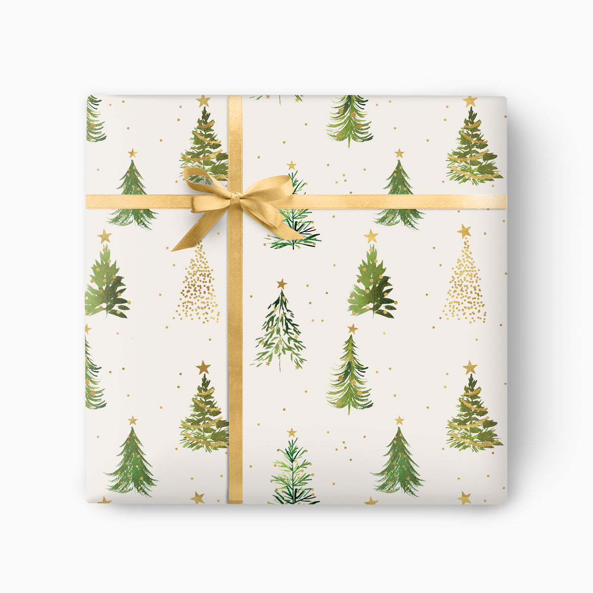 FCWP003 - Festive Pines Foiled Wrapping Paper