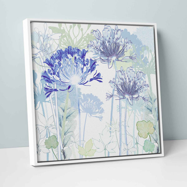 Canvas-ARC12F - Agapanthas Garden-Whistlefish