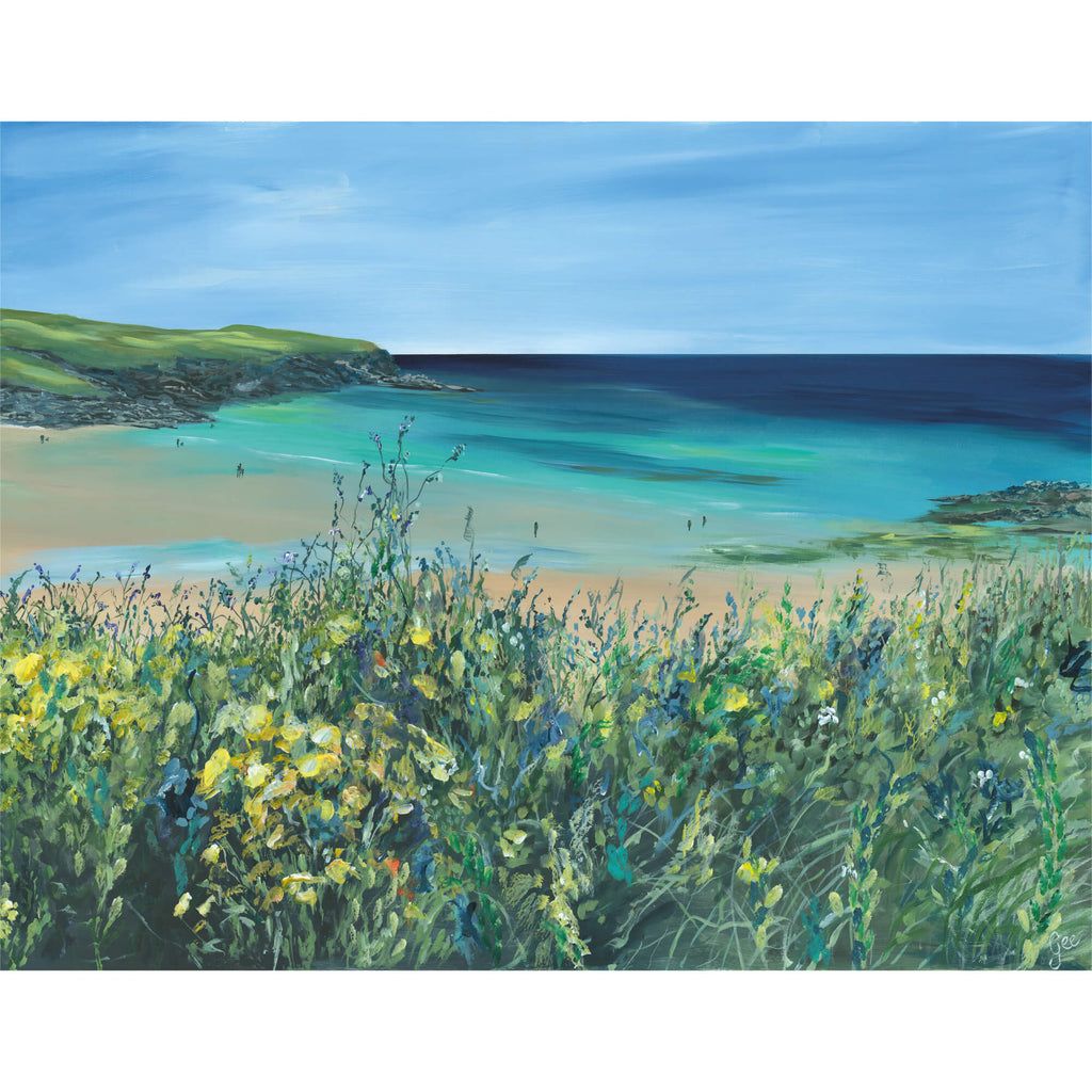Canvas-GHC01F - Padstow Views Framed Canvas-Whistlefish