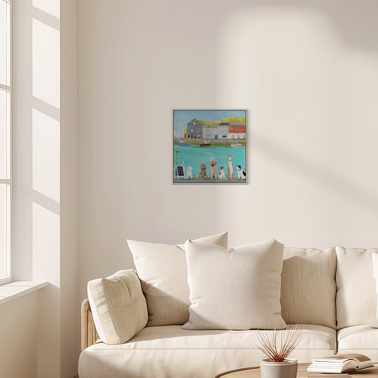 Framed Canvas-HCC355F - Boat Trip Framed Canvas-Hannah Cole