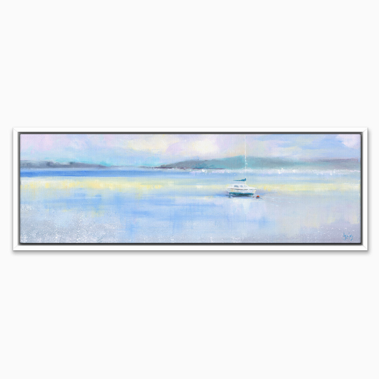 Canvas-ICC131F - Early Light Framed Canvas-Iris Clelford