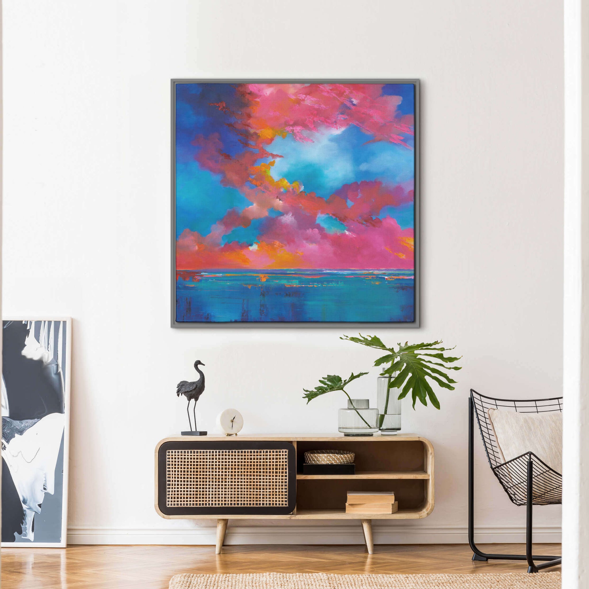Canvas-ICC60F - Heatwave Large Framed Canvas-Whistlefish