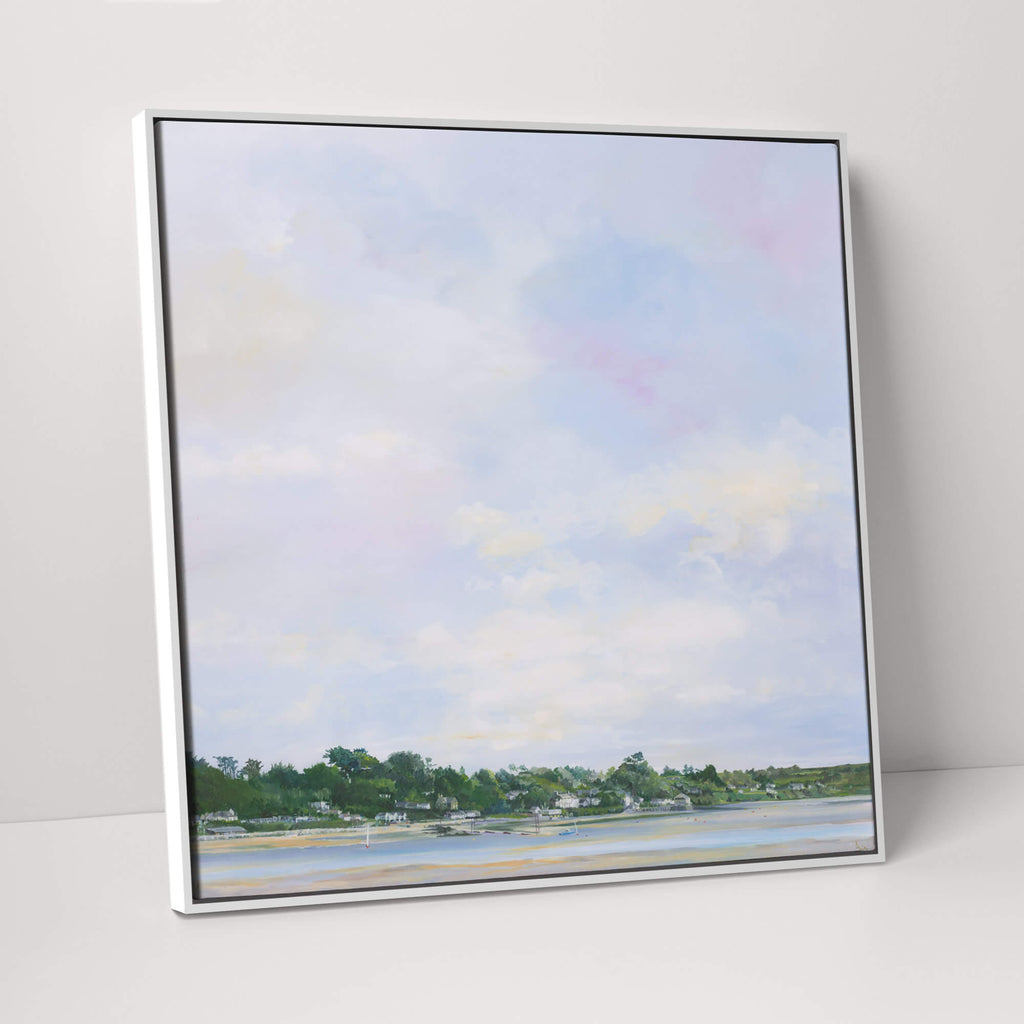 Canvas-ICC87F - Big Sky over Little Rock Framed Canvas-Whistlefish