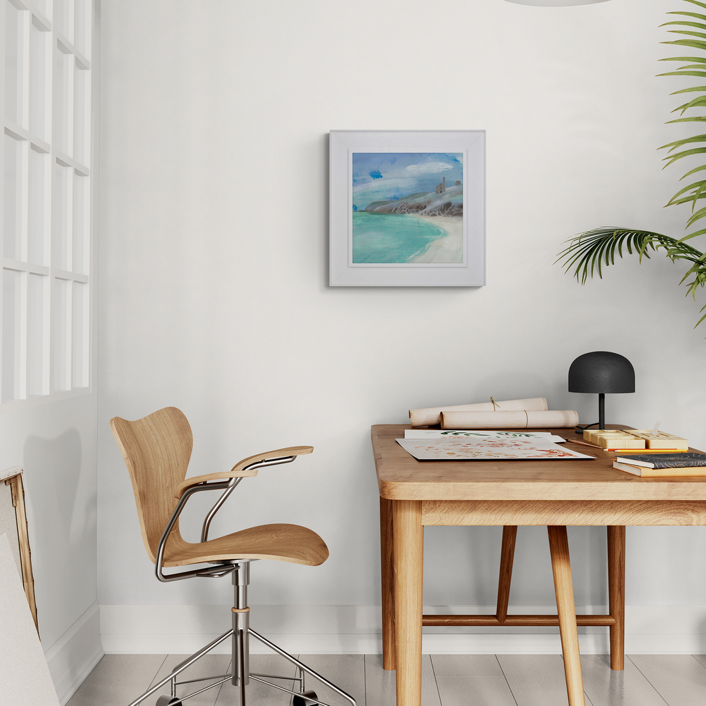 Canvas - WFC126F - Chapel Porth Tray Framed Canvas - Chapel Porth Tray Framed Canvas - Whistlefish