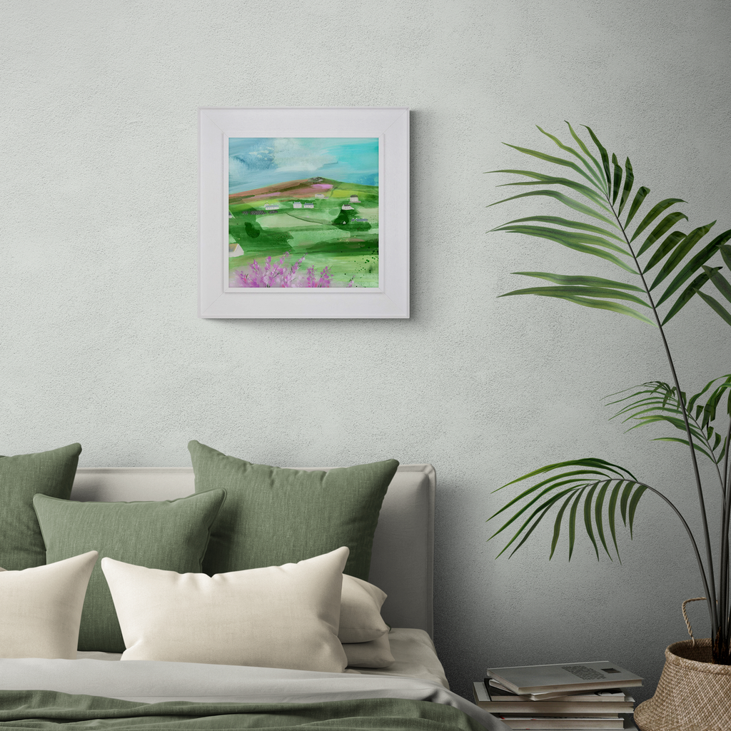 Canvas - WFC128F - St Agnes Beacon Tray Framed Canvas - St Agnes Beacon Tray Framed Canvas - Whistlefish