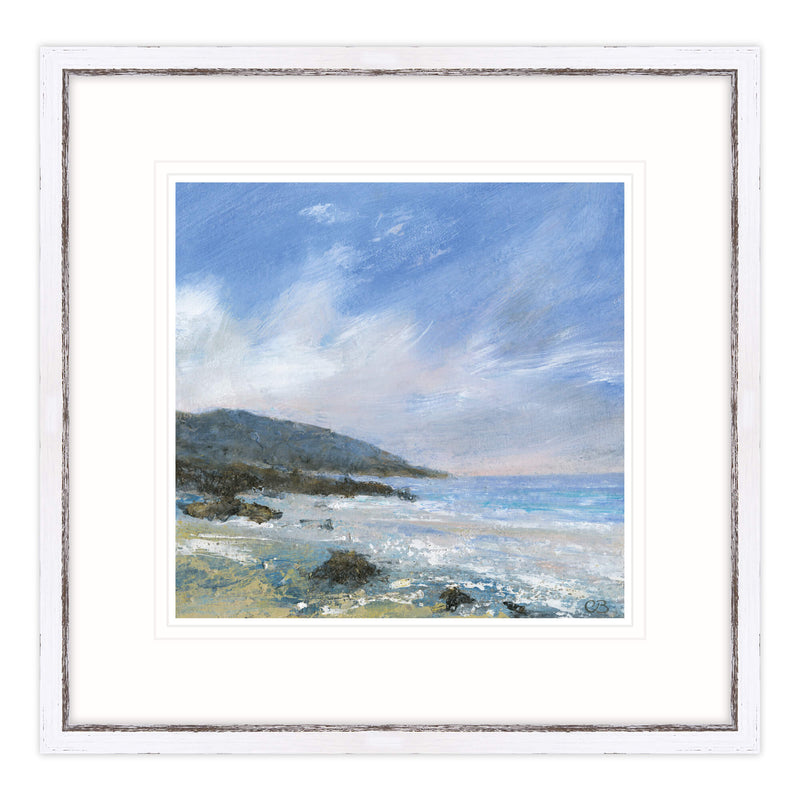 Framed Print-CBO07F - Happiness By The Sea Framed Print-Whistlefish