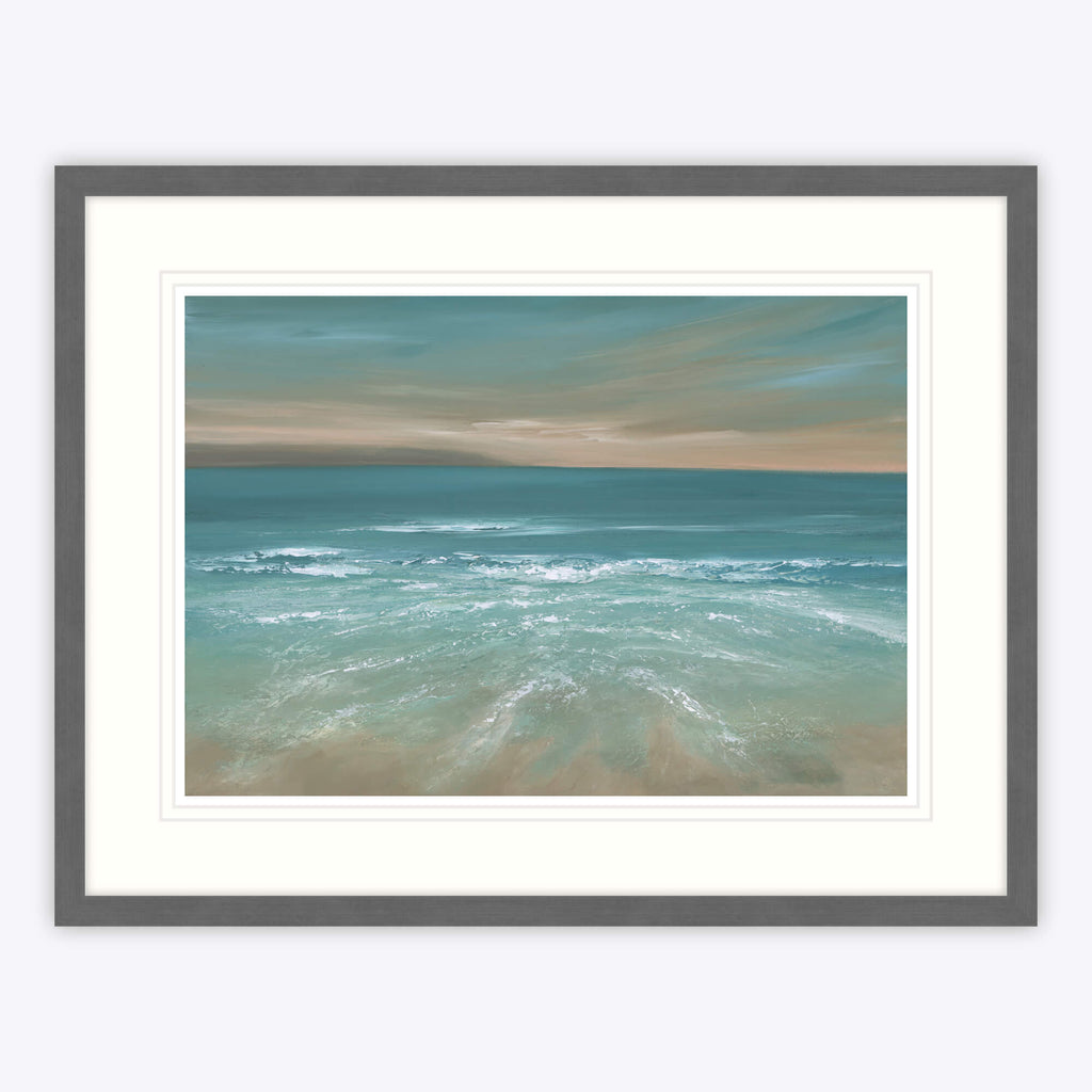 Framed Print-CHB02F - Seeping Away, Porthmeor Framed Print-Whistlefish