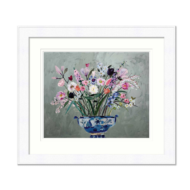 Framed Print - CHH04F - Mary's Flowers Large Framed Print - Mary's Flowers Large Framed Print - Whistlefish