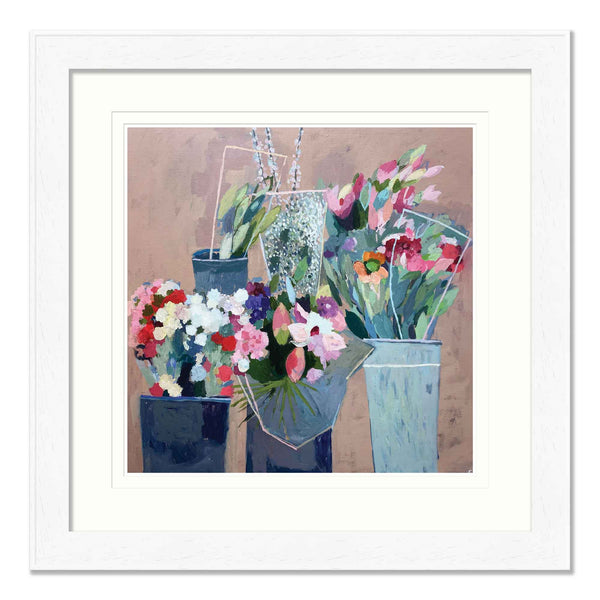 Framed Print - CHH07F - Flowers For Sale Large Framed Print - Flowers For Sale Large Framed Print - Whistlefish