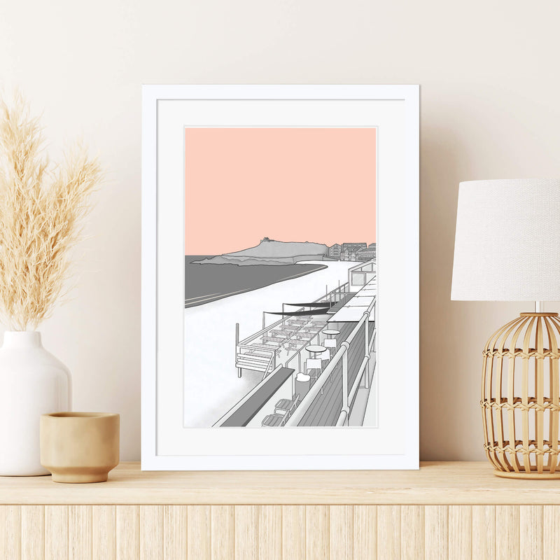 Framed Print-DMO03F - Porthmeor Beach St Ives-Whistlefish