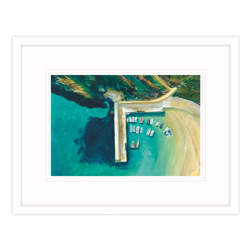 Framed Print-GH15F - Safe Harbour Framed Print-Whistlefish