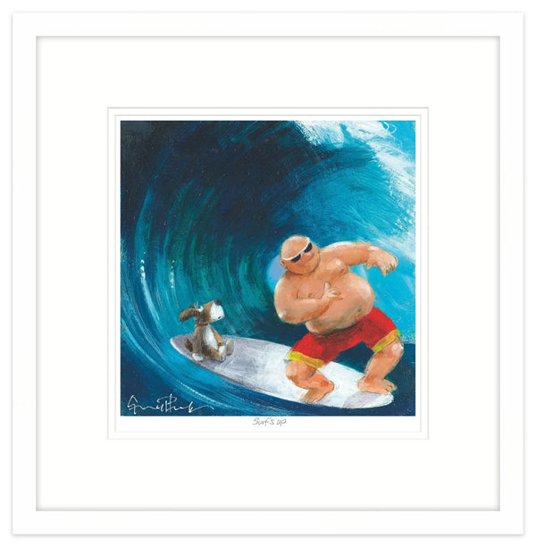 Framed Print-GPT55F - Surf's Up Framed-Whistlefish
