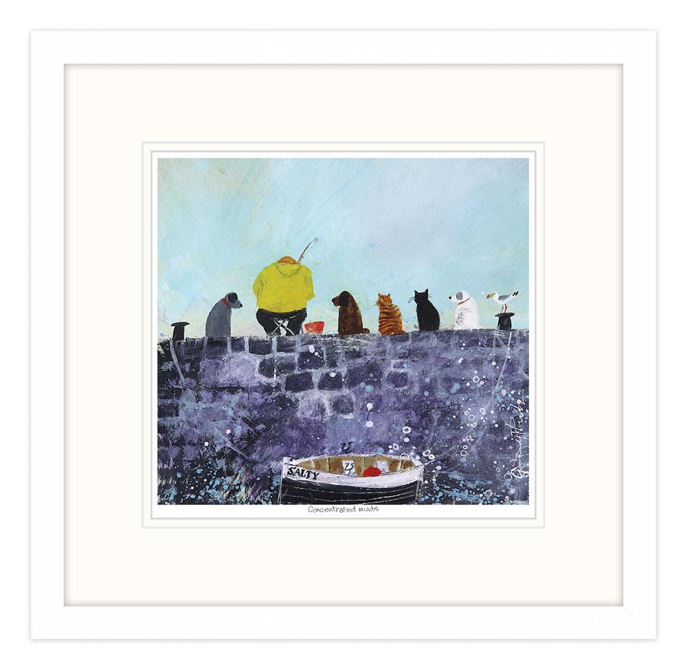 Framed Print-GPT75F - Concentrated Minds Framed Print-Whistlefish