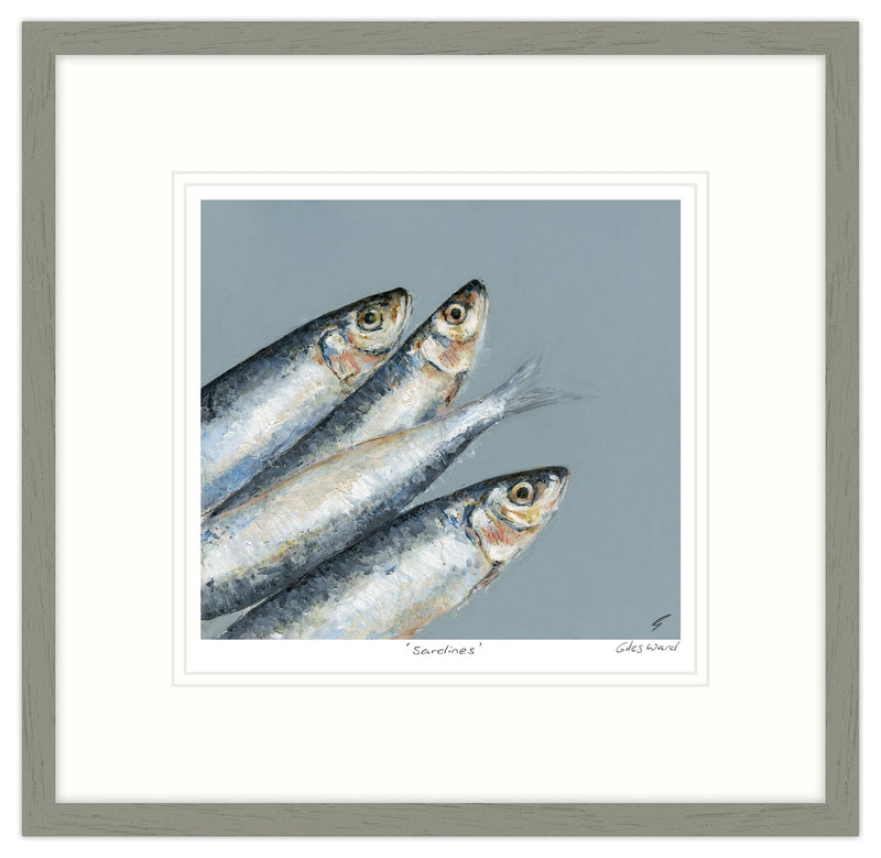 Framed Print-GW14F - Sardines-Whistlefish