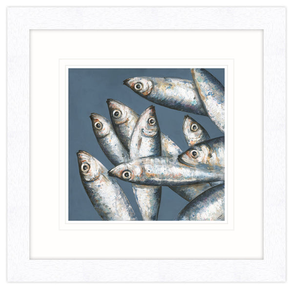 Framed Print-GW19F - Ten Sprats Framed Print Large-Whistlefish