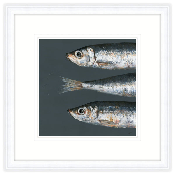 Framed Print-GW32F - Three Sprats Framed Print-Whistlefish