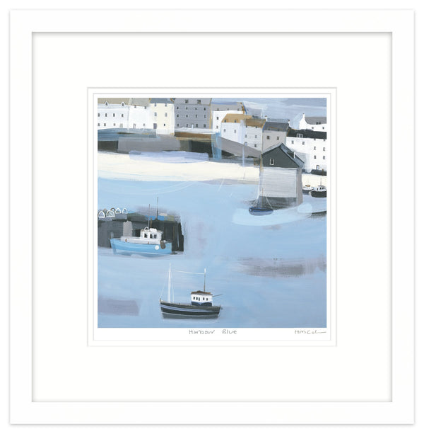 Framed Print-HC07F - Harbour Blue Framed Print-Whistlefish