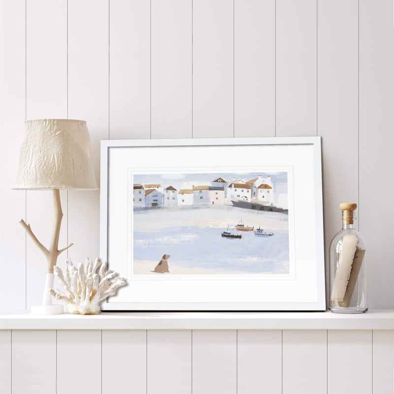 Framed Print-HC09F - Looking Towards St Ives Framed Print-Whistlefish