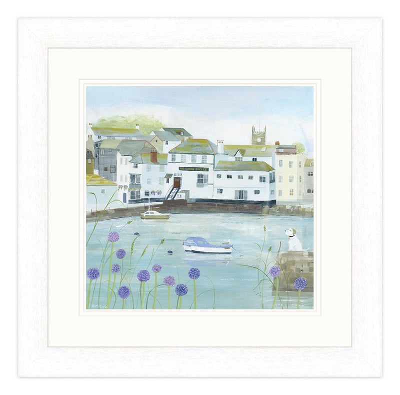 Falmouth Flowers Large Framed Print