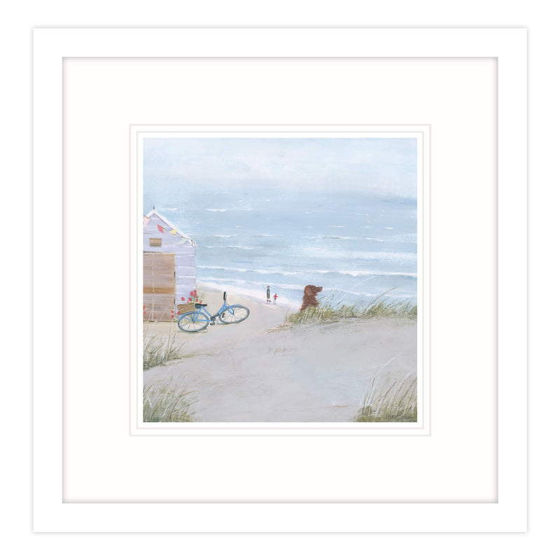 Framed Print-HC181F - Beach Day Out Framed Print-Whistlefish