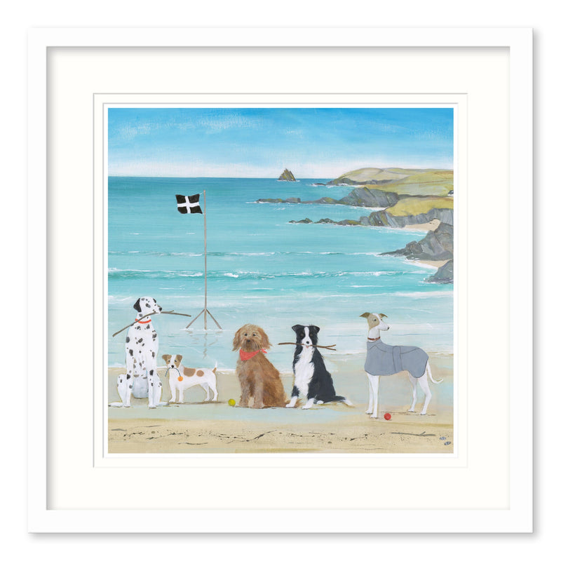 Framed Print - HC235F - Man's Best Friend Small Framed Print - Mans Best Friend Small Framed Print - Whistlefish