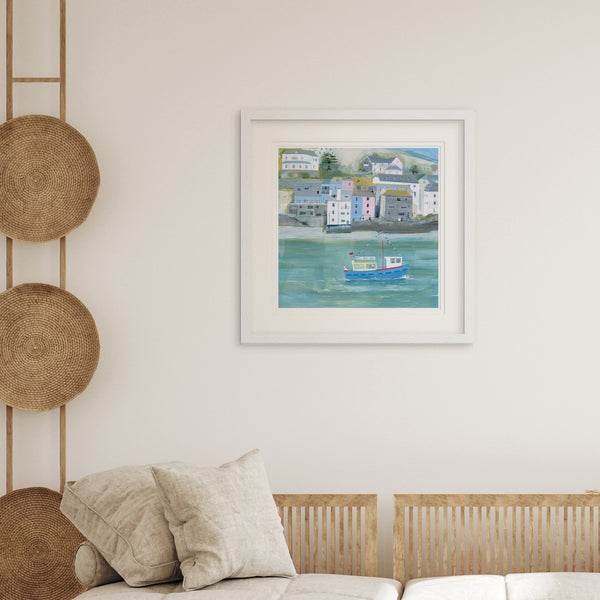 Framed Print - HC320F - Salcombe Framed Print - Salcombe Framed Print - Whistlefish