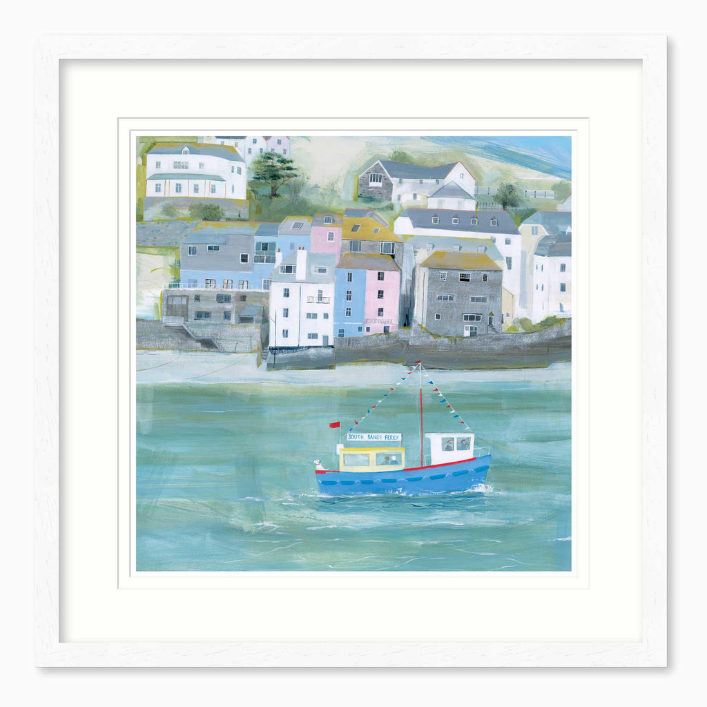 Framed Print-HC320F - Salcombe Framed Print-Hannah Cole