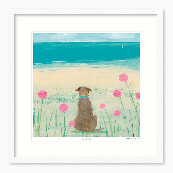 Framed Print-HC329F - Among The Sea Pinks Framed Print-Hannah Cole