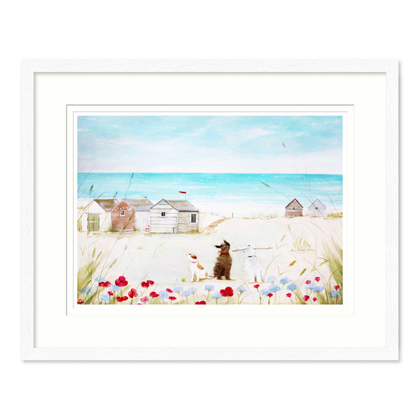 Framed Print - HC336F - Fun In The Dunes Framed Print - Fun In The Dunes Framed Print - Whistlefish