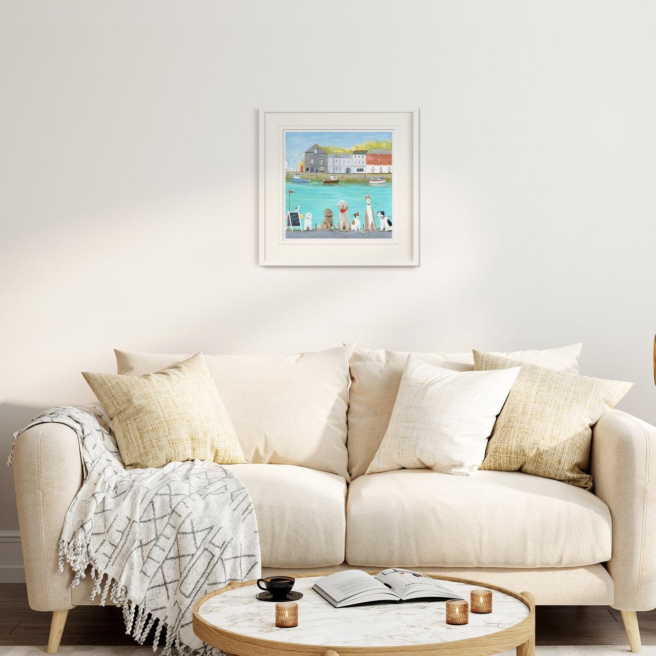 Framed Print-HC355F - Boat Trip Medium Framed Print-Hannah Cole
