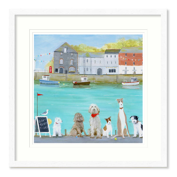Framed Print-HC358F - Boat Trip Framed Print-Hannah Cole