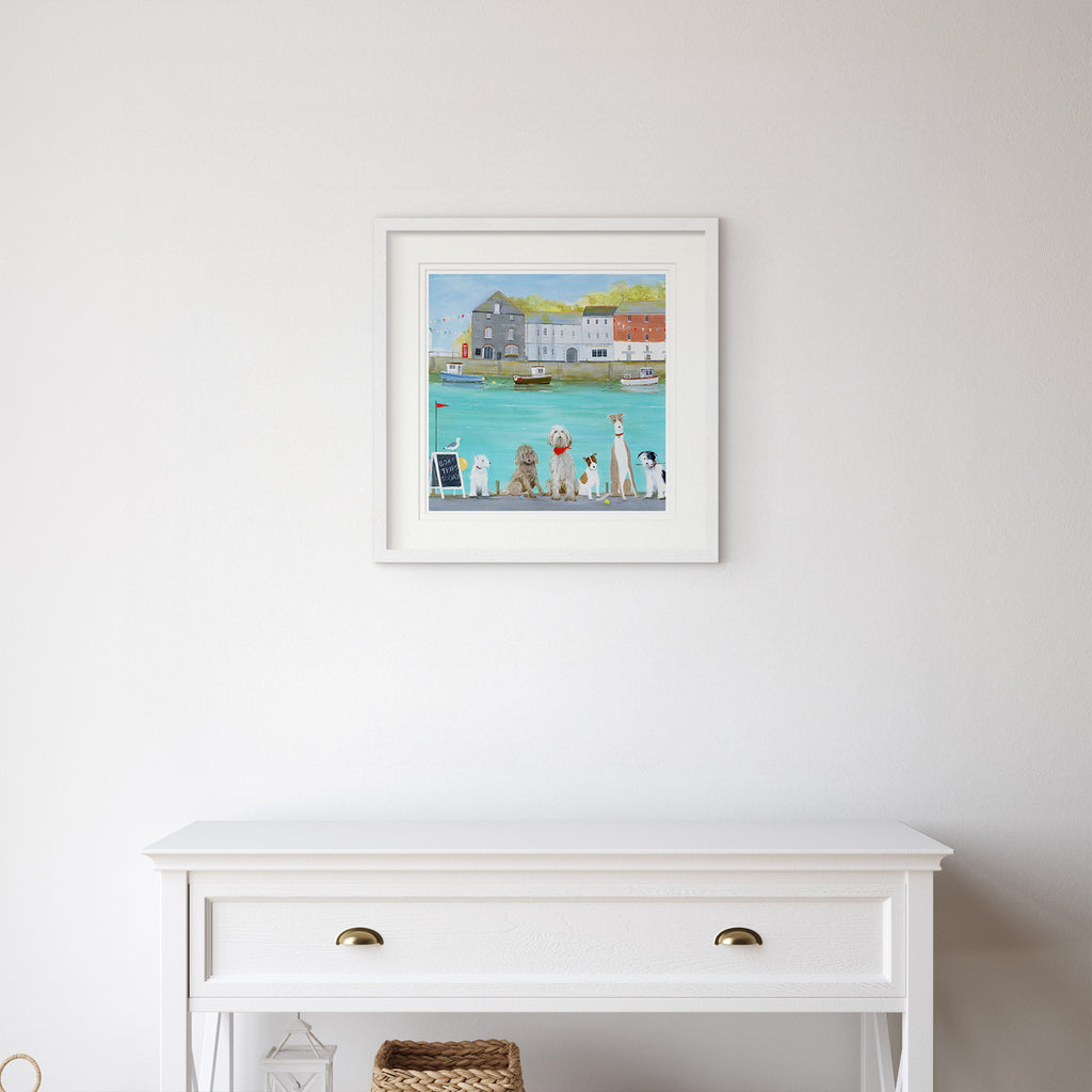 Framed Print-HC358F - Boat Trip Small Framed Print-Hannah Cole
