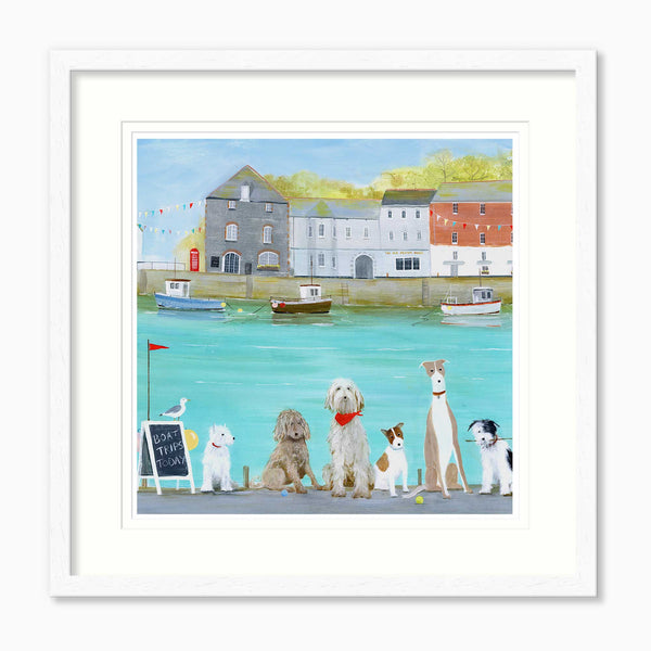 Framed Print-HC358F - Boat Trip Framed Print-Hannah Cole